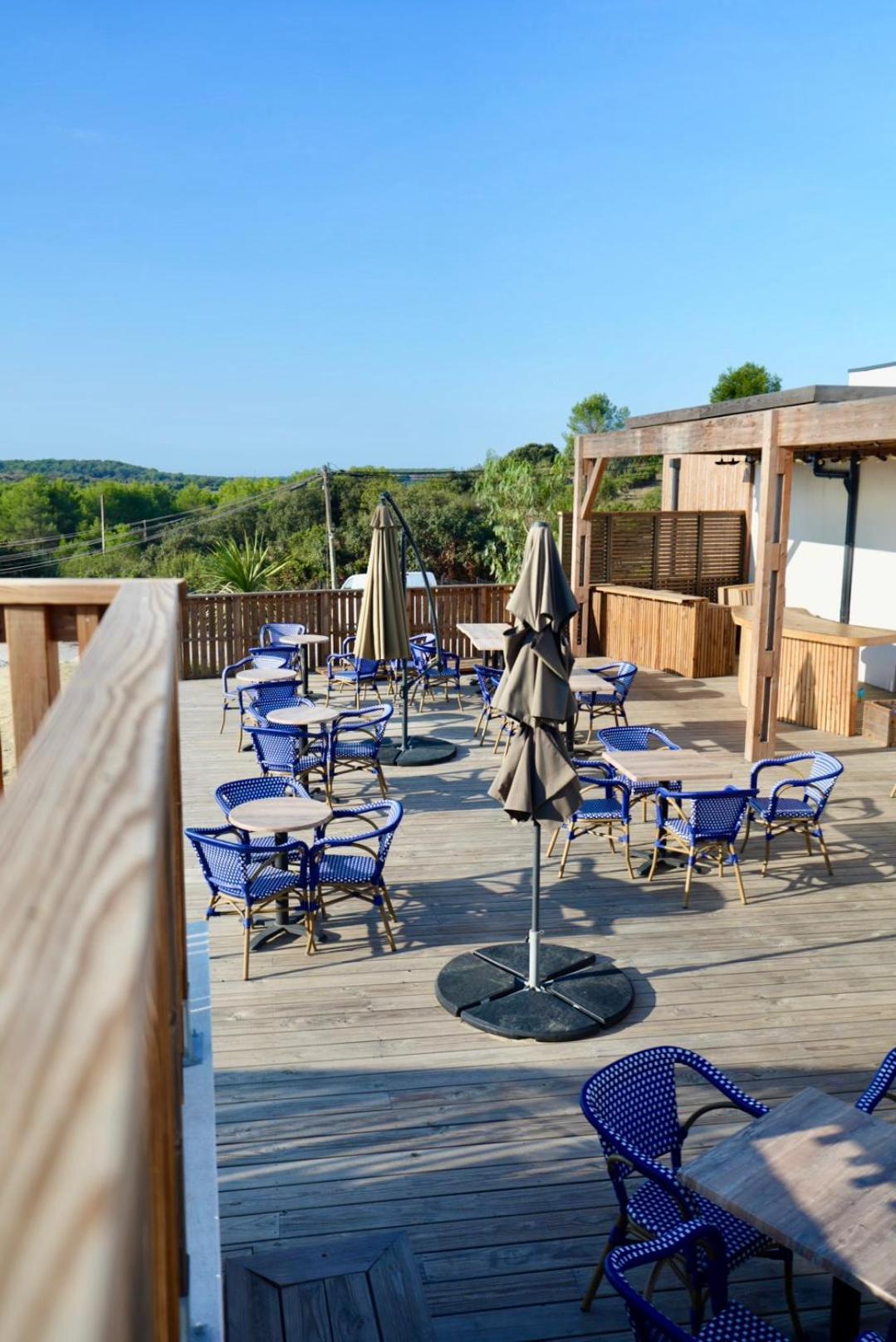 Camping Les Lodges Du Lagon Calvisson Exteriör bild
